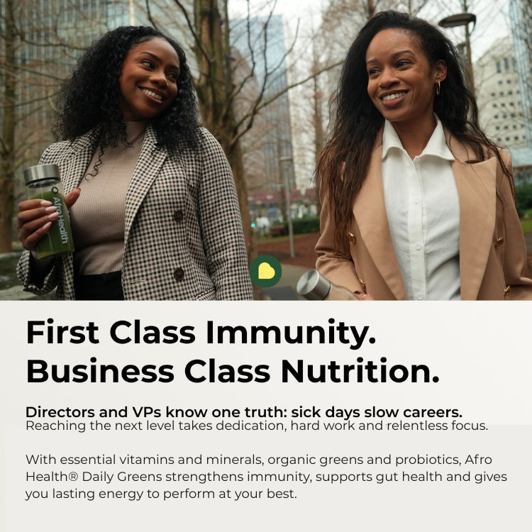 Afro Health® Daily Greens & Bottle - Subscribe and save